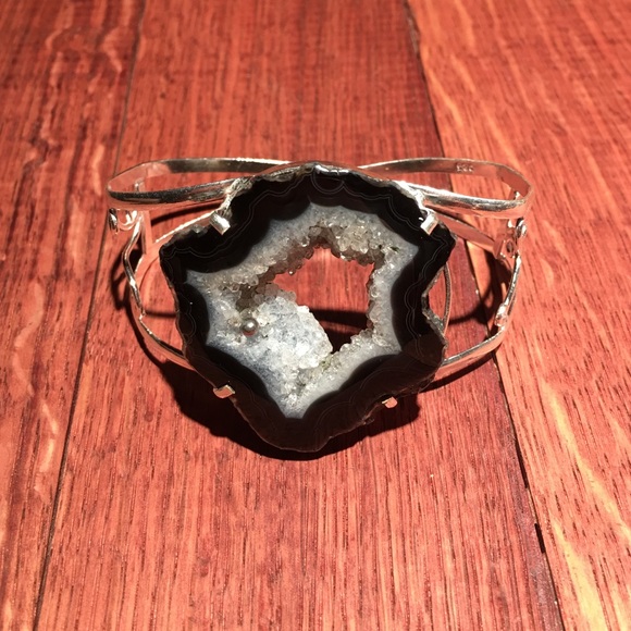 Jewelry - Black and Gray Druze Stone Bracelet