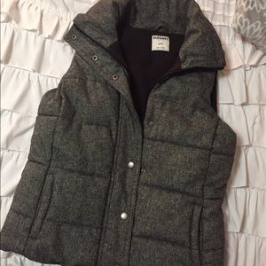 Old Navy Women's Quilted Tweed Vest