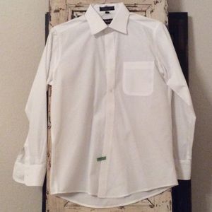 White button down