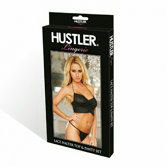 Hustler Lingeries 2PC CrissCross Lace Lingerie Set - Picture 3 of 3
