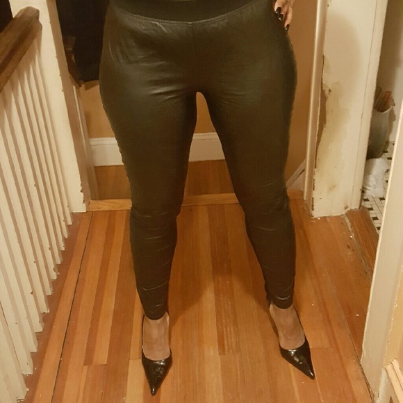 poshmark leather pants