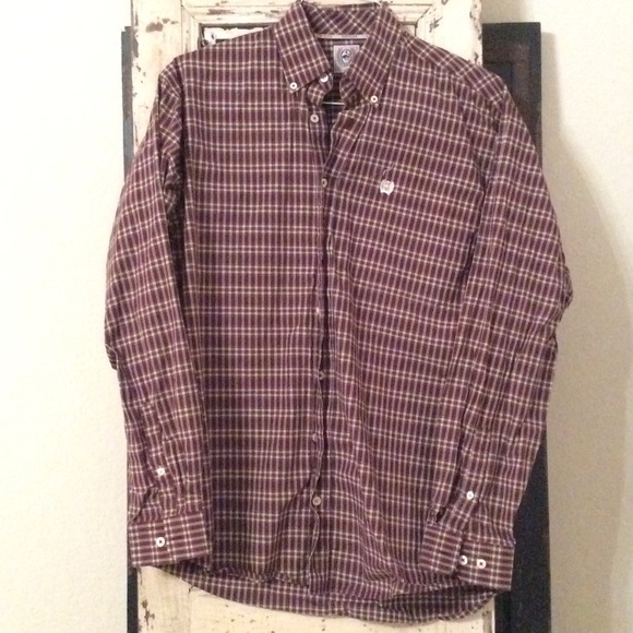 Plaid button down