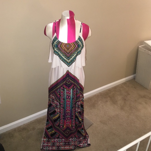 Multi Color Maxi Dress NWOT