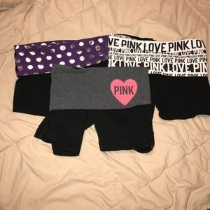 PINK Victoria's Secret yoga shorts