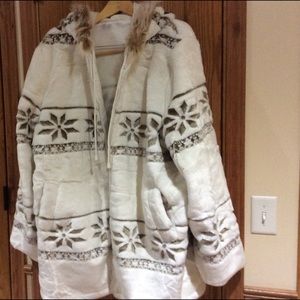 Snowflake Faux Fur Super Warm Jacket❄️💕