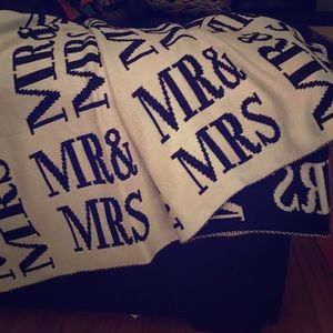Cynthia Rowley "Mr. & Mrs." blanket