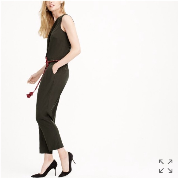 ⬇️REDUCED!! J.Crew sleeveless trench jumpsuit - Picture 5 of 13