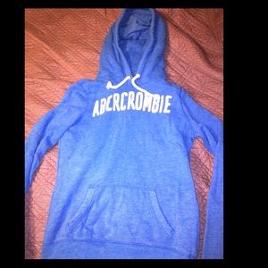 Abercrombie & Fitch blue hoodie