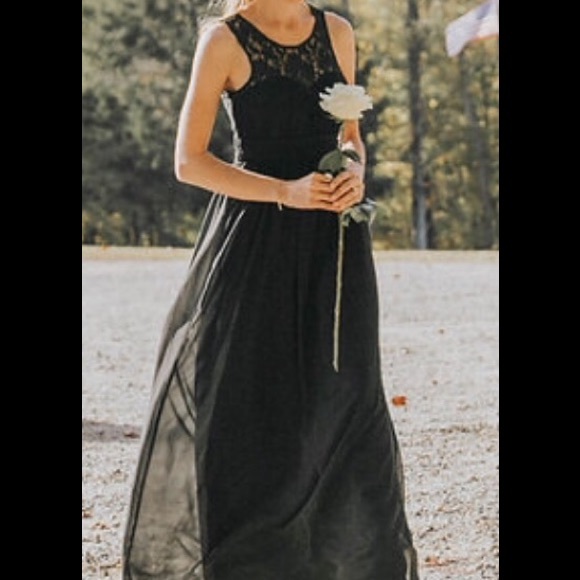 Chiffon and Lace Dress