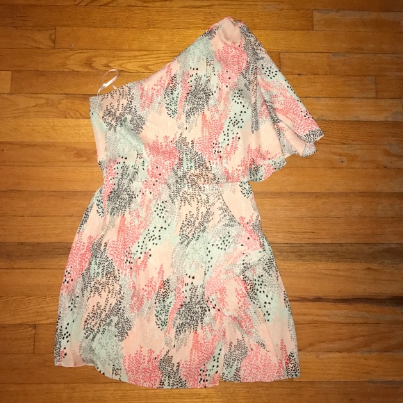 BCBG one-shoulder dress