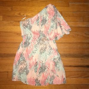 BCBG one-shoulder dress