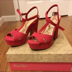 American Rag red heels