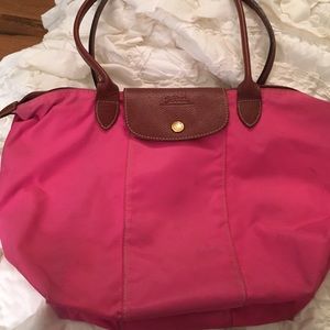 Medium longchamp tote with long handles