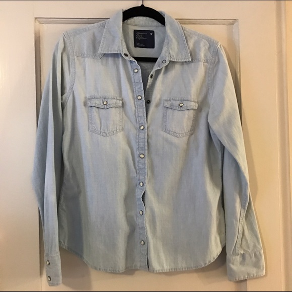 AE Denim Button Up