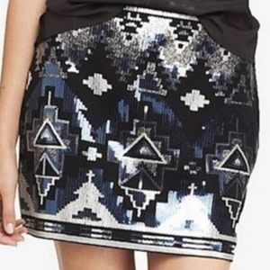 NWT Sequin mini skirt