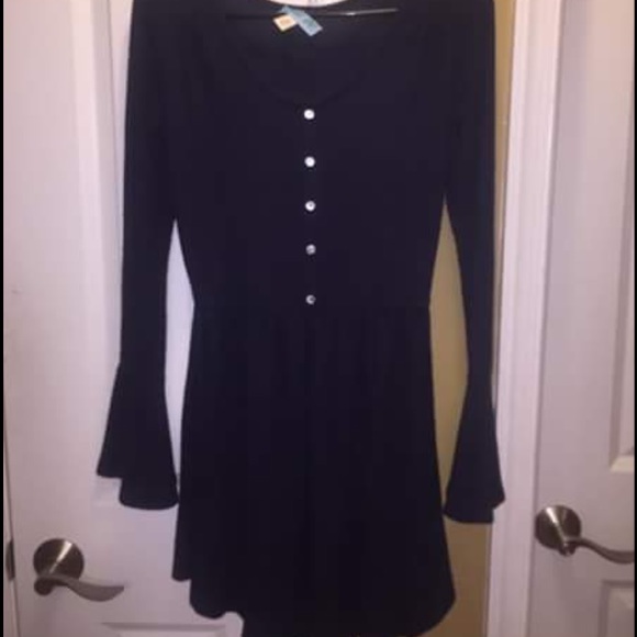 Long sleeve peasant dress