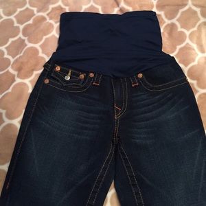 True Religion Maternity Flare Jeans