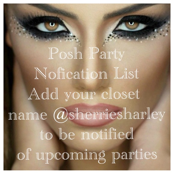 Posh Party:notice of upcoming parties sign up here