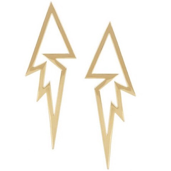 Lighting Bolt Fashion Earrings - Picture 1 of 2