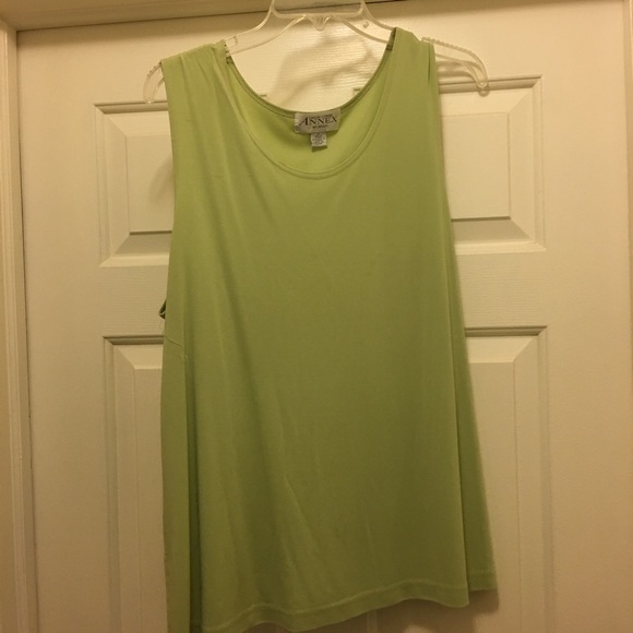 Green Tank Blouse