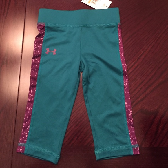 NWT || Girl's Toddler Under Armour Celestial Capri