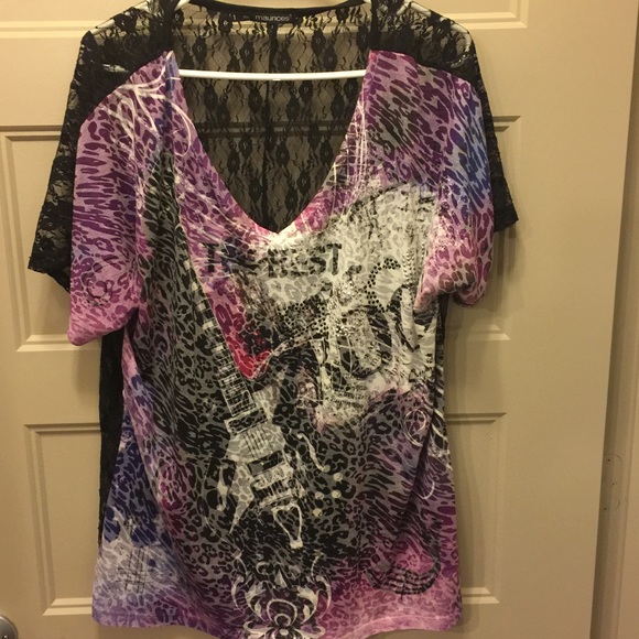 Maurices lace back tee