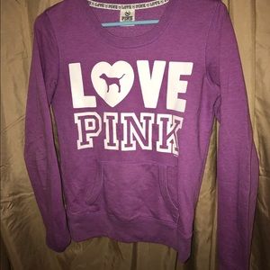 Crew neck sweat shirt