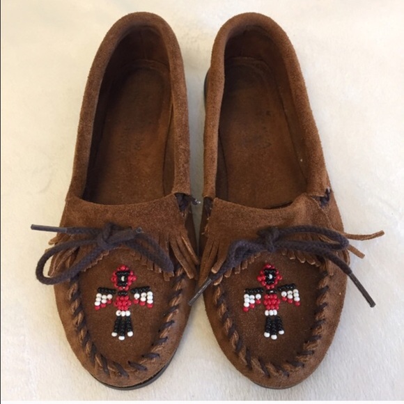 Minnetonka Moccasins Size 3Y Girls