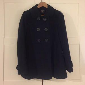 ModCloth Navy Peacoat by Paper Doll Los Angeles, L