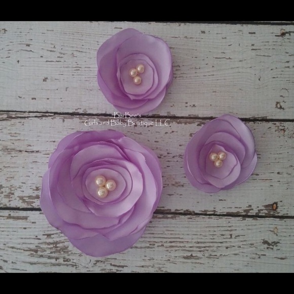 Lavender Bridal Hair Accessories