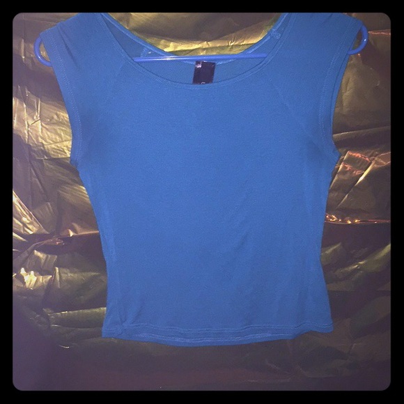 Blue mid shirt