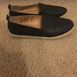 Black slip ons