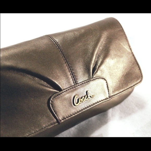 Coach Bags - COACH Metallic Large Wristlet Coach Bags - COACH Metallic Large Wristlet