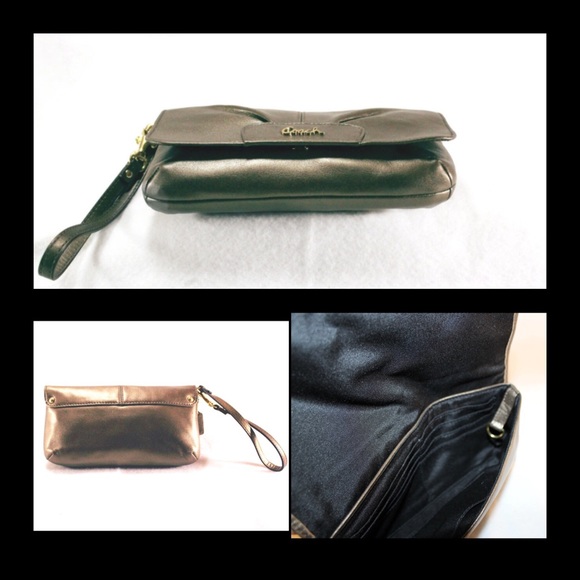 Coach Bags - COACH Metallic Large Wristlet Coach Bags - COACH Metallic Large Wristlet