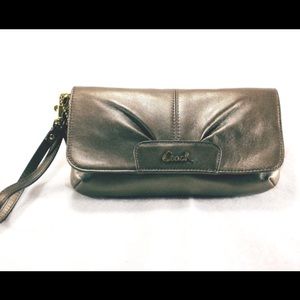 Coach Bags - COACH Metallic Large Wristlet Coach Bags - COACH Metallic Large Wristlet