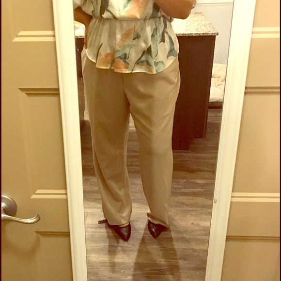 Calvin klein tan dress pants NWT