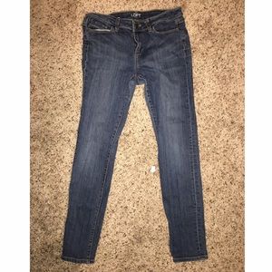 LOFT modern skinny jeans