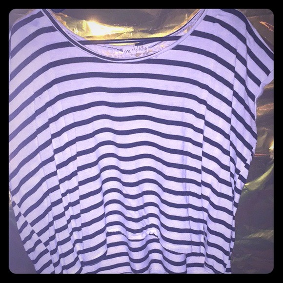 Black and white stripped shirt