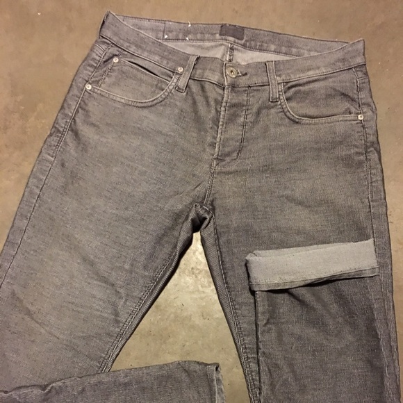MENS Hudsons grey denim cords