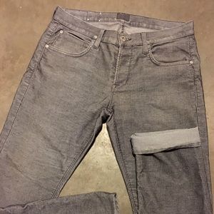 MENS Hudsons grey denim cords