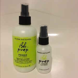 Bumble and bumble. Bb prep PRIMER. 8 oz and 2 oz.