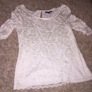 Lace 1/4 Sleeve Top