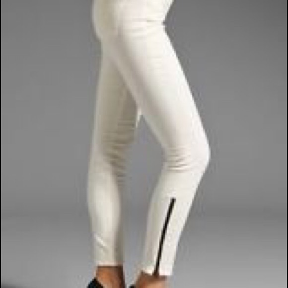 J brand White Corduroy Skinny Pants