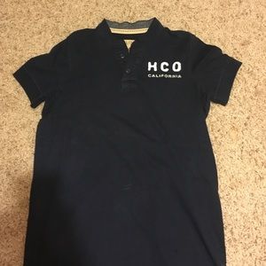 Navy Hollister polo