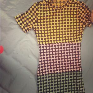 Miulti color body con dress