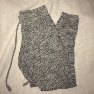 Light gray jogger sweat pants