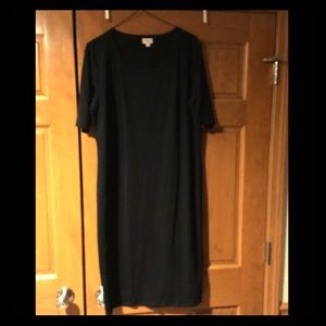 Lularoe Julia 2x Black solid BNWOT