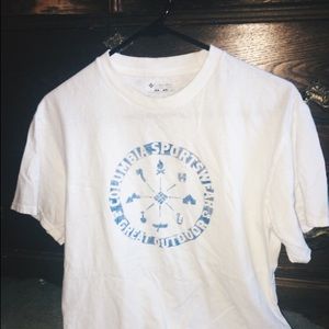 Columbia Mens White T Shirt