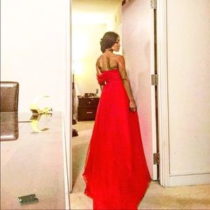 Beautiful red hand made gown