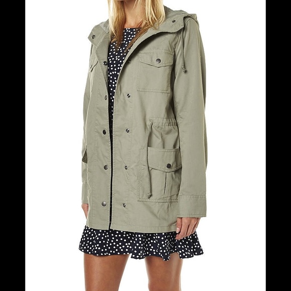 Hurley Khaki Utility layering jacket